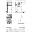 Przemiennik częstotliwości 1-fazowy 1,5 kW 230V AC Delta Electronics VFD7A5MS21AFSAA